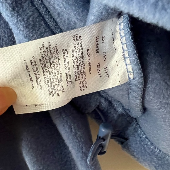 Columbia Benton Spring Womens full zip fleece jacket periwinkle blue color M NWT - Picture 4 of 5